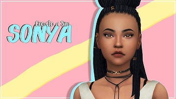 SONYA | THE SIMS 4 | Create a Sim + CC list and sim download