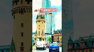 🇩🇪Driving in Frankfurt #shorts #deutschland #roadtrip #germany #trending #travel #viral #yt #bmw