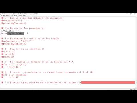 37 ESP Python 3   Errores comunes de principiantes