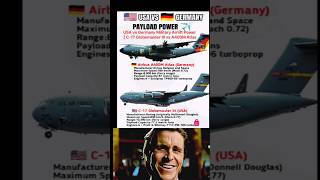 🇺🇸 USA vs 🇩🇪 Germany – C-17 Globemaster I vs A400M Atlas | Ultimate Payload Power Comparison 2025 ✈️