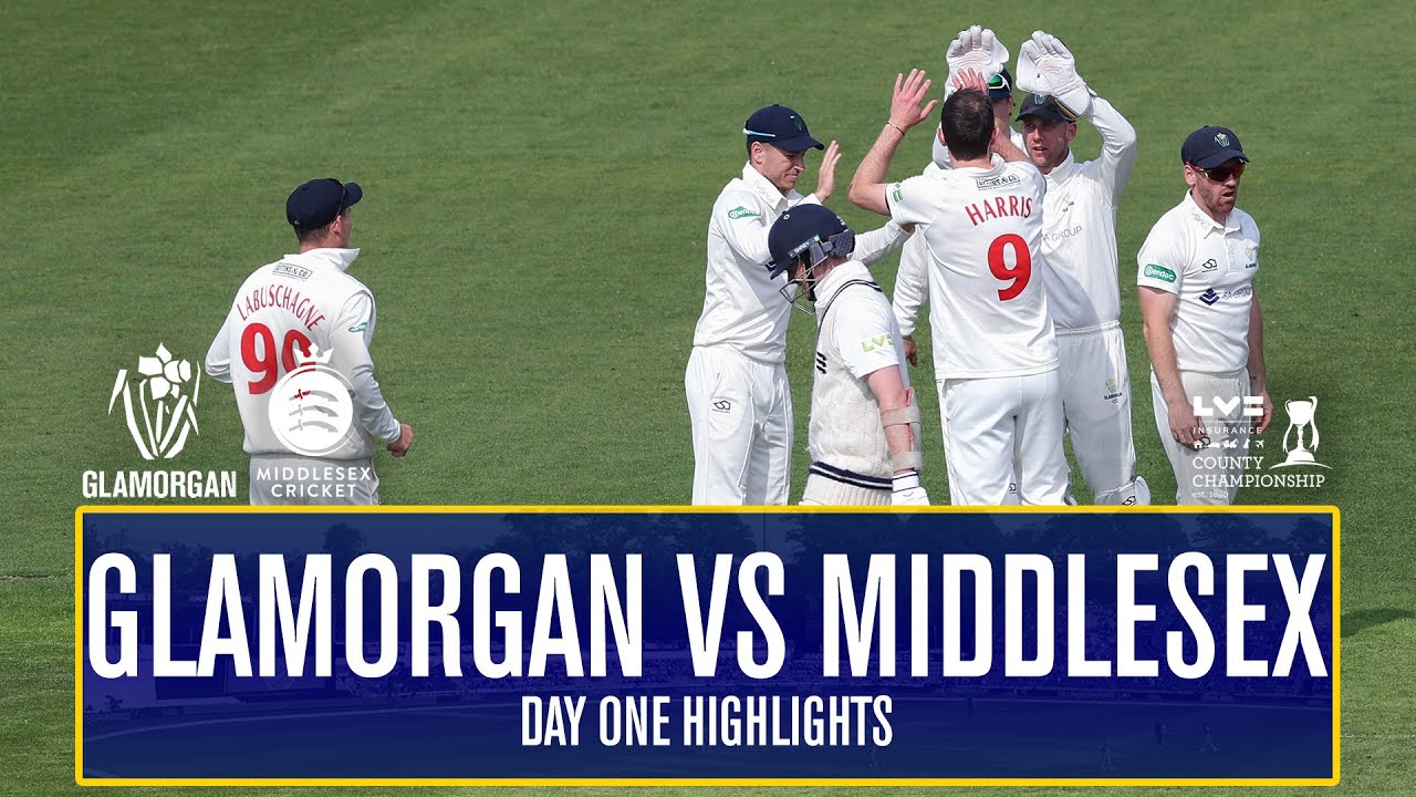 Glamorgan v Middlesex l LV= County Championship l Day 1 Highlights