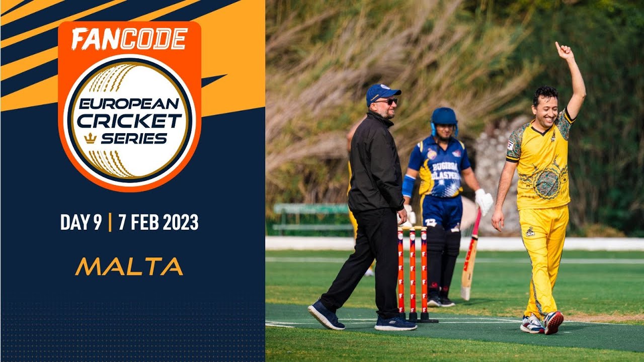 🔴 FanCode European Cricket Series Malta, 2023 Day 9 T10 Live Cricket