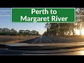 Driving to australias south west perth to margaret river drive 4k