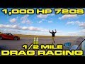 1,000 Horsepower McLaren 720S vs Stock 720S 1/2 mile Drag Racing at Wannagofast