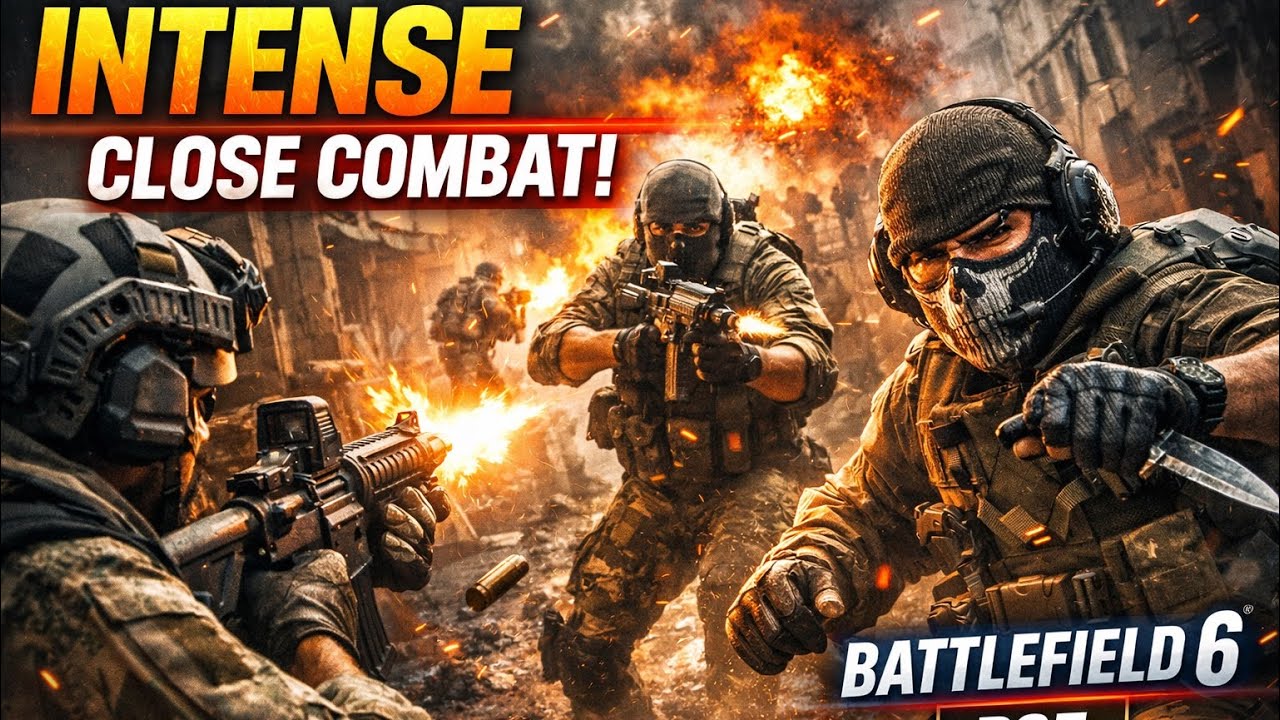 Intense Intense Close Combat Footage 🔥 | Battlefield 6 Infantry Gameplay | PS5