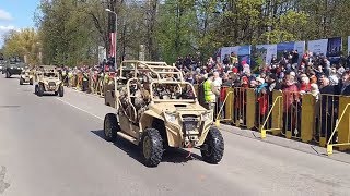 В Латвии ПРОШЕЛ Военный ПАРАД Национальных вооруженных сил