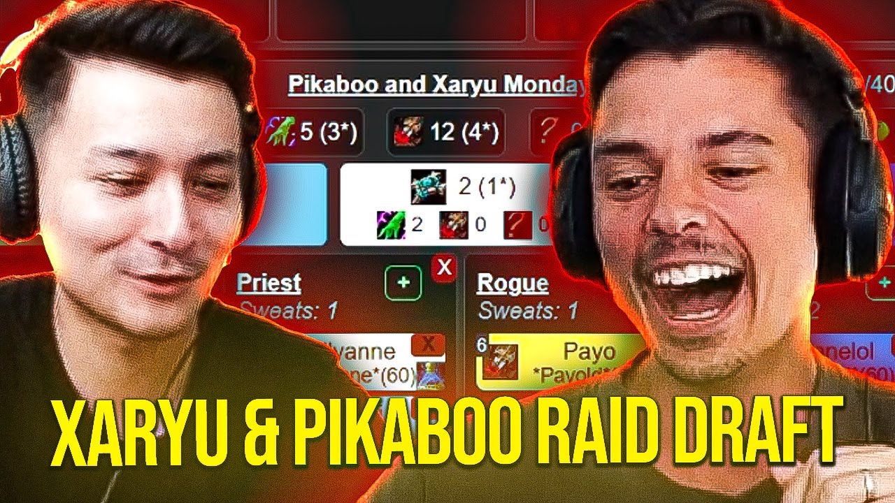 The Xaryu & Pikaboo RAID Draft!