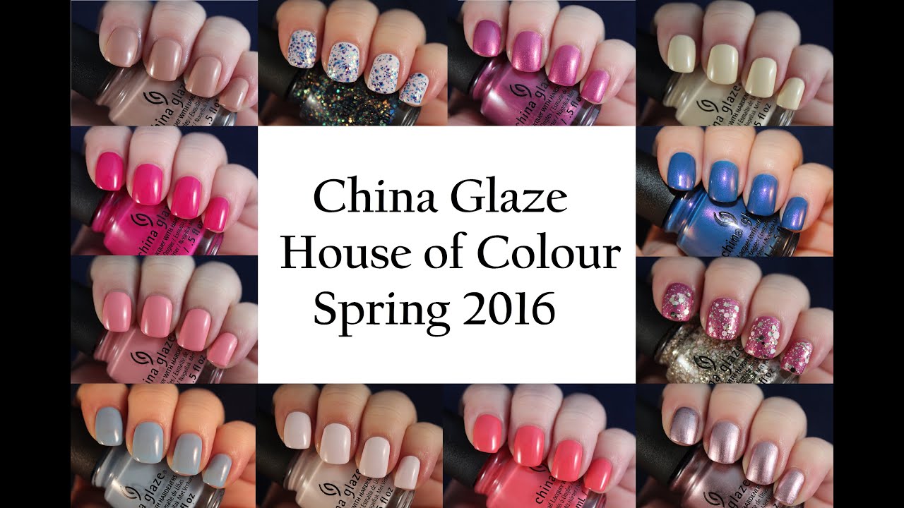 KellieGonzo: China Glaze Holiday 2016 Seas and Greetings Collection Swatches  & Review