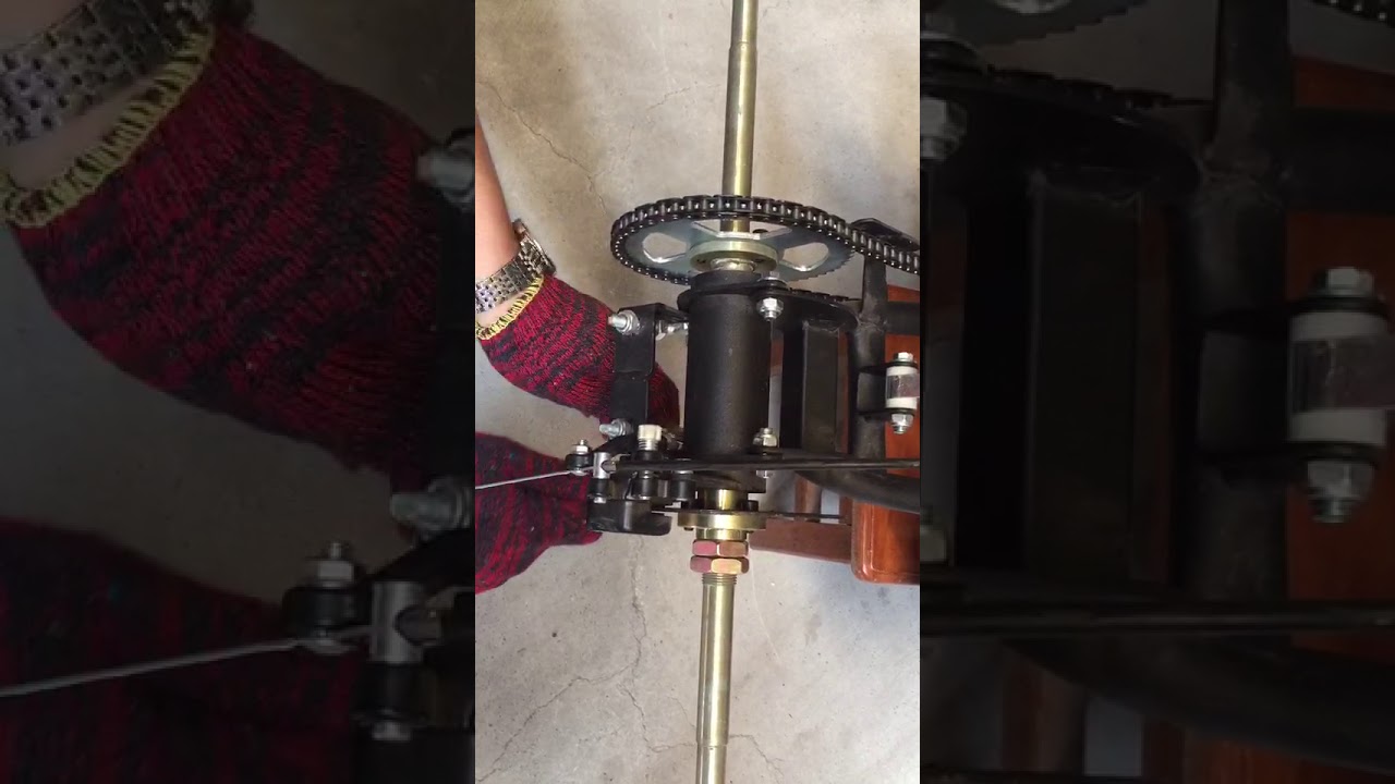 40cc ATV chain adjust YouTube