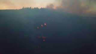 Twmbarlwm is on Fire Cwmcarn Forest Fire DJI Drone 4K Mavic Pro