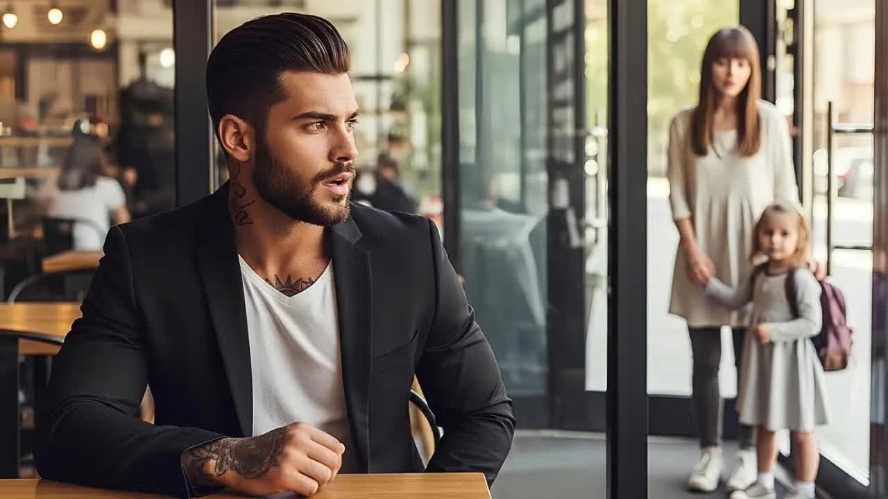 Vier Jahre später betritt sie mit der Tochter ein Café – ahnungslos, dass ihr Ex Mafiaboss dort