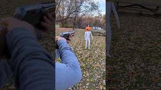 12 Ga Bean Bag Round VS Pumpkin Head