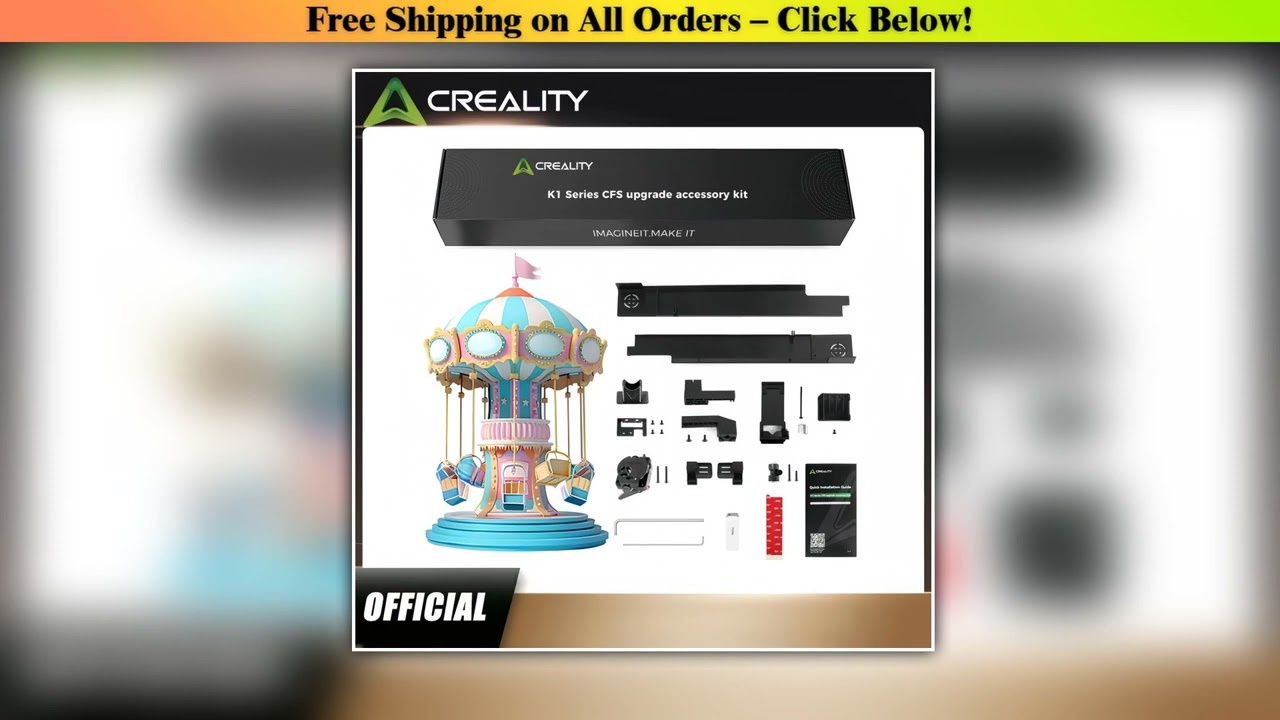 Creality Official CFS Upgrade Kit " Multi-Color Printing for K1 Max /K1C/K1/K1 SE Easy Install