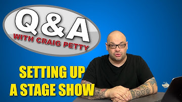 Setting Up A Stage Show, What Is A Tuck Case, Cutting Rope & More! | Q&A With Craig Petty