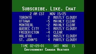 Winnipeg Weather Channel Archive - Nov 14th 2025 [Part 2]