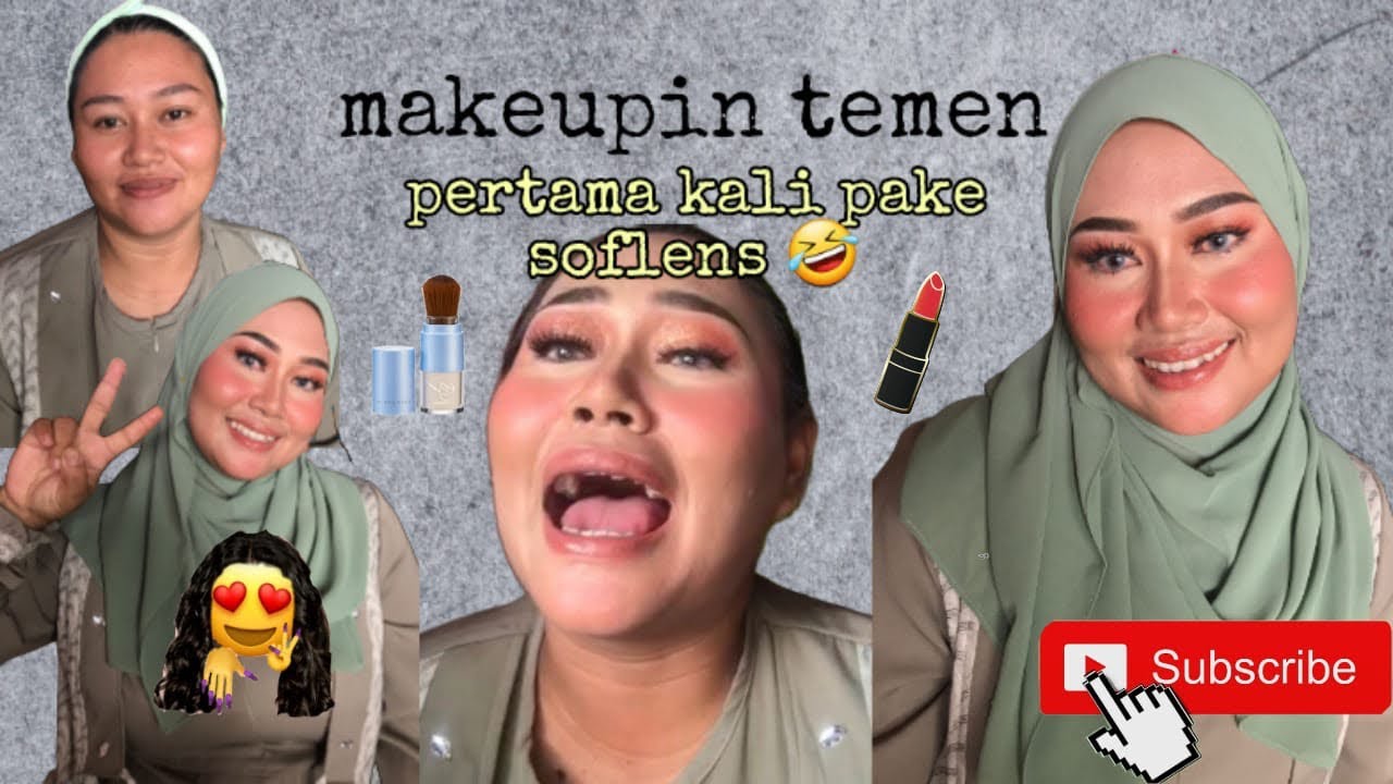 MAKEUPIN TEMEN MALAH DI TELFON PINJOL|| NGAKAK BANGET
