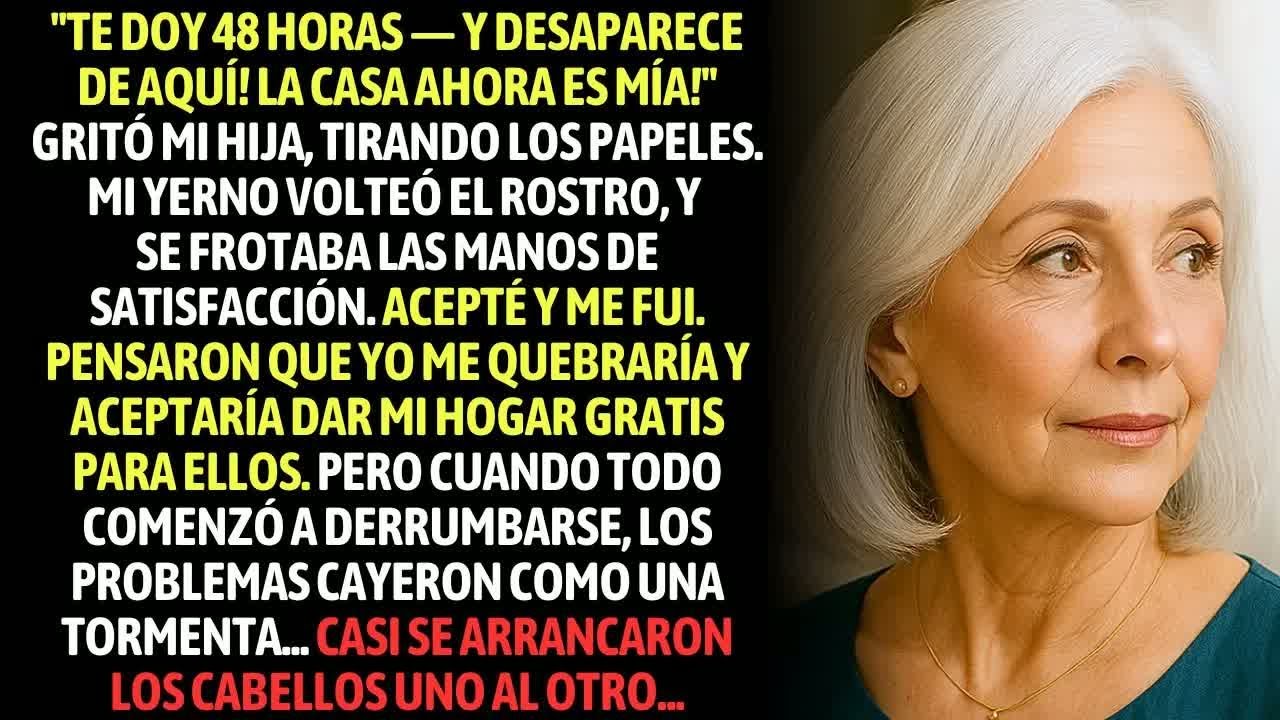 Mi Hija Tiró Los Papeles En Mi Cara Dio 48 Horas Para Salir  Cuando La Casa Comenzó A Derrumbars