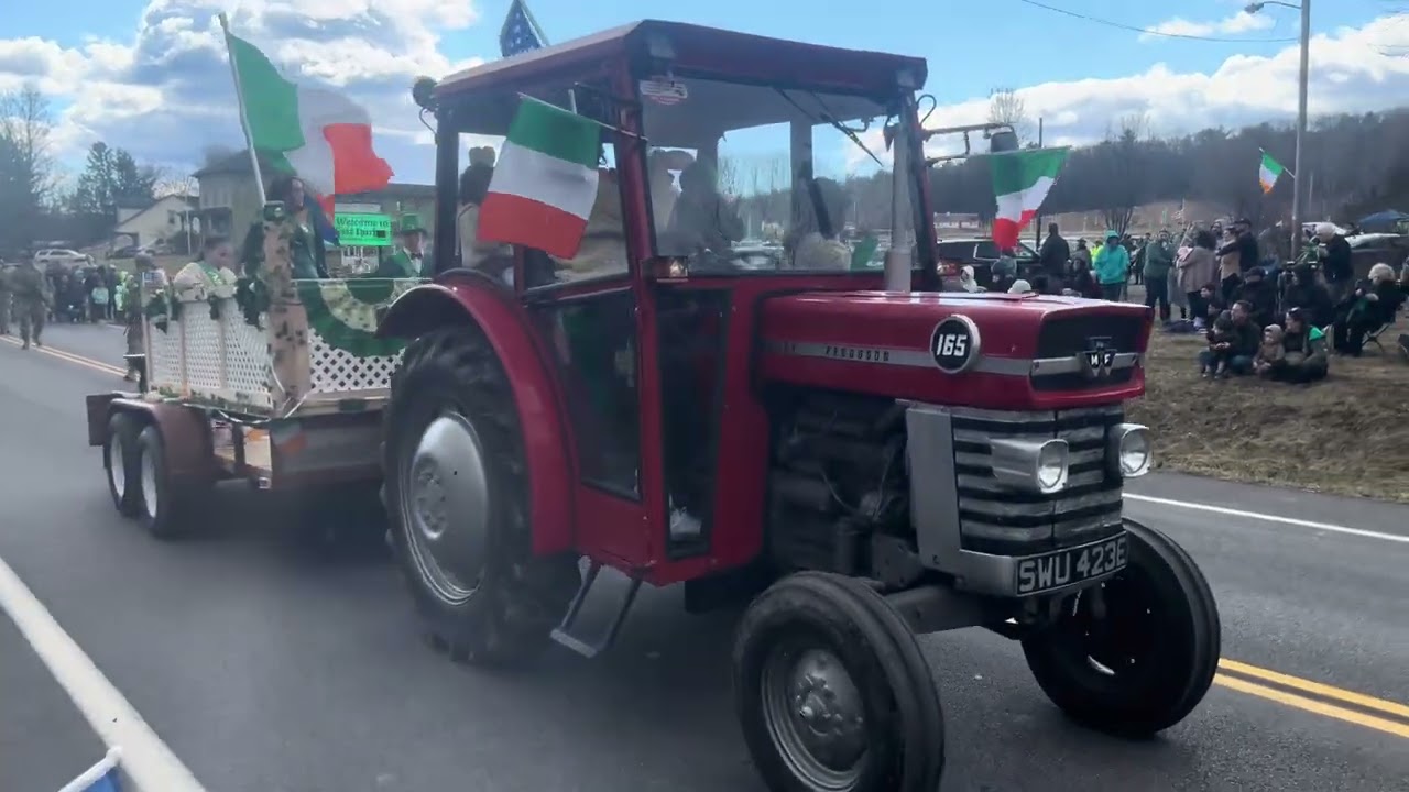 St Patrick’s Day Parade in East Durham, New York