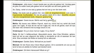 FAL Vraestel 1 Video 3 Die Opsomming