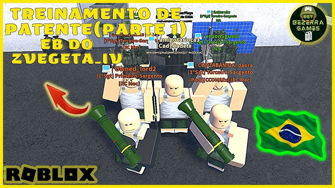 RECRUTANDO NO EXÉRCITO BRASILEIRO DO TEVEZ ! #13 - Roblox 