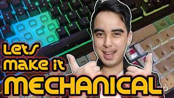 How To Make A Membrane Keyboard Into A Mechanical Keyboard (2022)