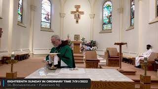 Eighteenth Sunday in Ordinary Time 7/31/2022