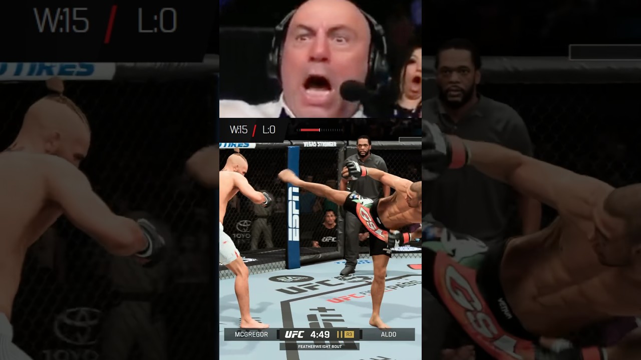 AFK Strategy On UFC 5 🤣 #ufc #gaming #conormcgregor #josealdo
