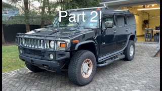 Progress on the H2 Build! Oil Change, Step removal, Gauge Cluster and more! | Hummer Rebuild Part 2