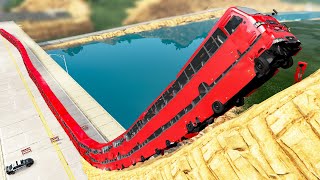 Longest Bus Crashes - Beamng drive screenshot 1