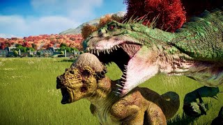 ALL DINOSAURS BATTLE ROYALE |  Jurassic World Evolution 2