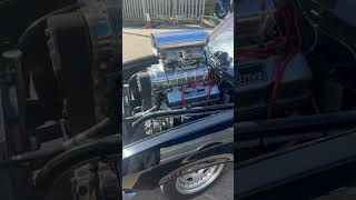 The manta running with the supercharger on it
