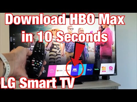 LG Smart TV: How to Download & Install HBO Max App (10 Seconds)