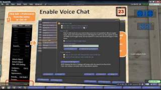 How to enable Voice Chat in SecondLife