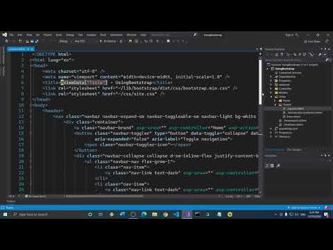 การอัพเดต Bootstrap 5 ในโปรเจ็กต์ ASP.NET Core MVC บน .NET 5