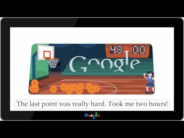 Google Doodle - Basketball 2012 