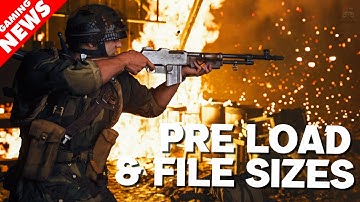 Call of Duty Vanguard - Pre Load and File Sizes Revealed!