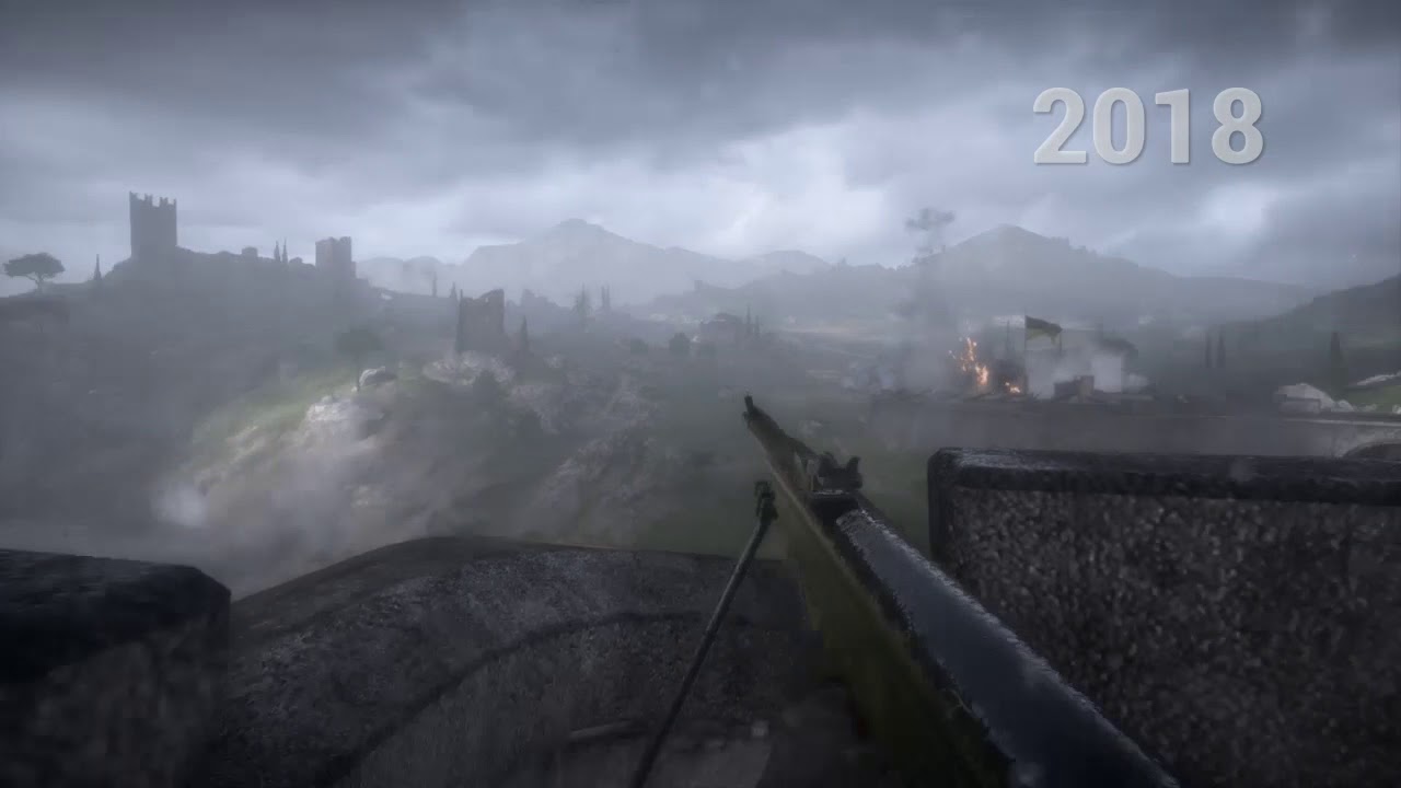 BATTLEFIELD 1 2016 weather effects VS 2018 weather effects