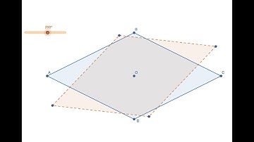 Rotational Symmetry Animation: Rhombus