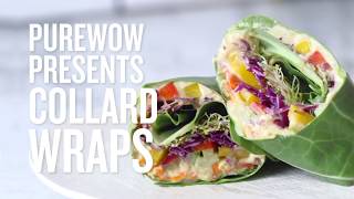 How to Make a Veggie Wrap with Collard Leaves