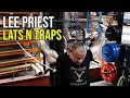 Lee priest huge back workout on lat pulldown machine