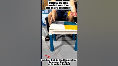 Phoenix Hub GJ-09-CMX-05 KIDS Building Blocks Table & Chair Set 186pcs  Lego Table  #phoenixhubph