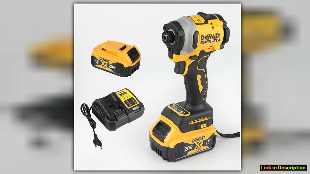 DEWALT DCF850 Brushless Impact Driver Electric Driver screwdrivers High Torque tools For DEWALT 20V