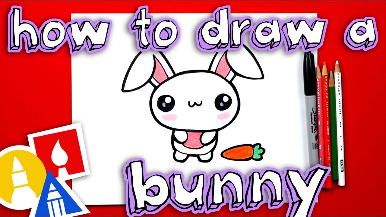 HOW TO DRAW AN EASTER BUNNY EASY DRAWING EASY AND FOFO - Drawing to Draw 