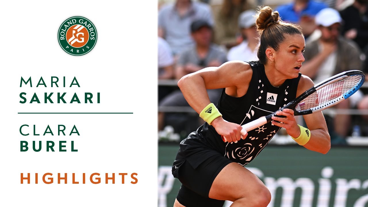 Maria Sakkari vs Clara Burel - Round 1 Highlights I Roland-Garros 2022