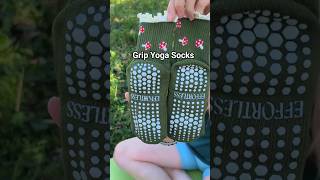 Yoga Teacher Review: Cute Non-Slip Grippy Socks 🍄