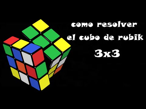 resolver cubo rubik 3x3 resolver cubo rubik 3x3