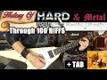 History of hard rock  metal through 100 riffs  tab