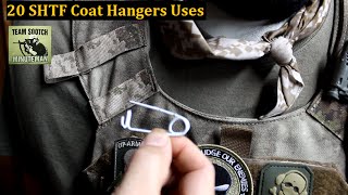 20 Wire Coat Hanger Uses for Survival