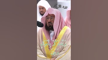 تلاوة الشيخ عبدالرحمن السديس من سورة نوح من قناة ورد القرآن الكريم #قرآن #عبدالرحمن_السديس