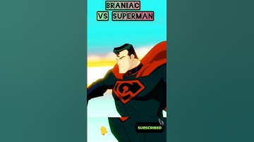 #Superman vs Brainiac #dc #justiceleague #batman #anime #super #shorts #reels